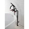 Aqua Vintage CCK8100DKL Freestanding Tub Faucet with Supply Line, Stop Valve, Matte Black CCK8100DKL - alternate 5
